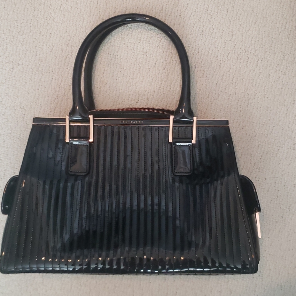 Ted Baker black tote patent leather